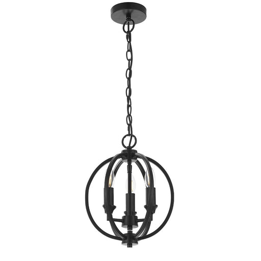 Buy Pendant Lights Australia Kendall 3 Light Pendant Black Matt - KENDALL PE3-BK