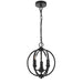 Buy Pendant Lights Australia Kendall 3 Light Pendant Black Matt - KENDALL PE3-BK