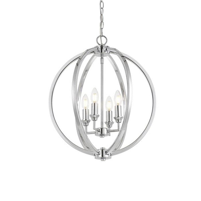 Buy Pendant Lights Australia Kendall 4 Light Pendant Chrome - KENDALL PE4-CH
