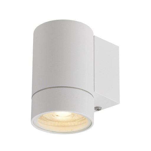 Buy Exterior Wall Lights Australia Kman 1 Light Wall Light 6W IP54 White - KMAN EX1-WH