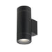 Buy Up / Down Wall Lights Australia Kman Up-Down Wall Light IP54 Black - KMAN EX2-BK
