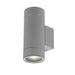 Buy Up / Down Wall Lights Australia Kman Kman Up-Down Wall Light IP54 Silver - KMAN EX2-SL