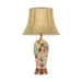 Buy Table Lamps Australia Lantau 1 Light Table Lamp Ceramic Flower & Gold - LANTAU TL-FLW+GD