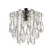 Buy DIY Batten Fix Lights Australia Lara 1 Light Batten Fix Chrome & Clear Acrylic Beads - LARA BF25-CH