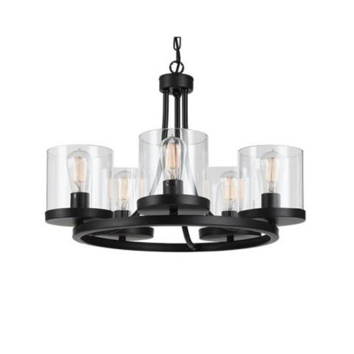 Buy Pendant Lights Australia Largo 5 Light Pendant Oil Bronze & Clear - LARGO PE5-OB+CL