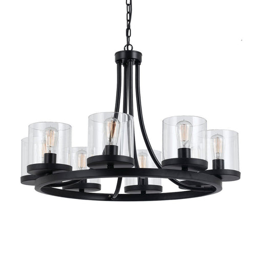 Buy Pendant Lights Australia Largo 8 Light Pendant Oil Bronze & Clear - LARGO PE8-OB+CL