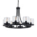Buy Pendant Lights Australia Largo 8 Light Pendant Oil Bronze & Clear - LARGO PE8-OB+CL