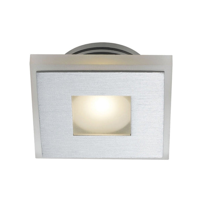 Buy Step Lights Australia Lima LED Downlight/Stairs 3W Square 60mm 3000K Aluminium - LIMA 3S-AL83