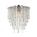 Buy DIY Batten Fix Lights Australia Loven 1 Light Batten Fix 300mm Chrome & Clear Acrylic Beads - LOVEN BF30-CH