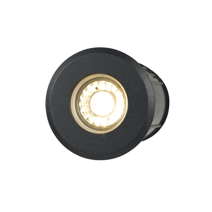 Buy Inground Lights Australia Luc LED Inground Light 3W Black Metal 3000K - LUC.G3-BK83-826