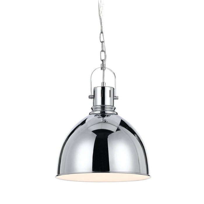 Buy Pendant Lights Australia Market 1 Light Pendant 310mm Chrome - MARKET PE31-CH