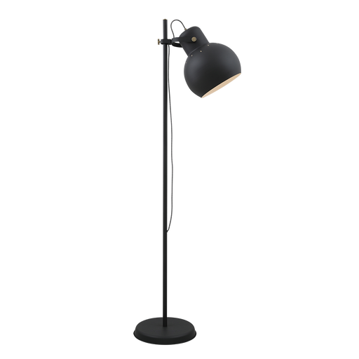 Buy Floor Lamps Australia Mento 1 Light Floor Lamp Black, Antique Brass - MENTO FL-DGYAB