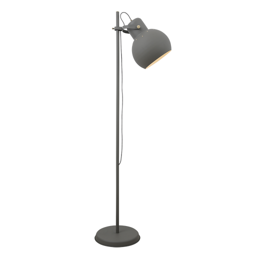 Buy Floor Lamps Australia Mento 1 Light Floor Lamp Grey, Antique Brass - MENTO FL-GYAB