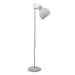 Buy Floor Lamps Australia Mento 1 Light Floor Lamp White, Antique Brass - MENTO FL-WHAB