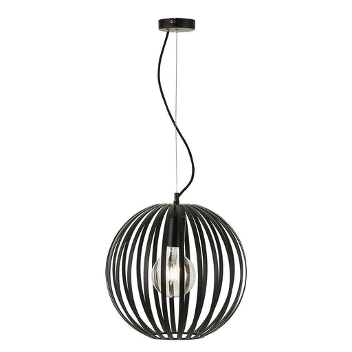 Buy Pendant Lights Australia Midori 1 Light Pendant 400mm Black - MIDORI PE40-BK