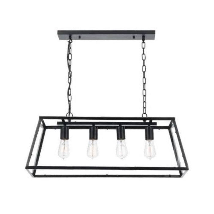 Buy Island Pendant Lights Australia Mina 4 Light Pendant Oil Bronze & Clear - MINA PE4-OB+CL