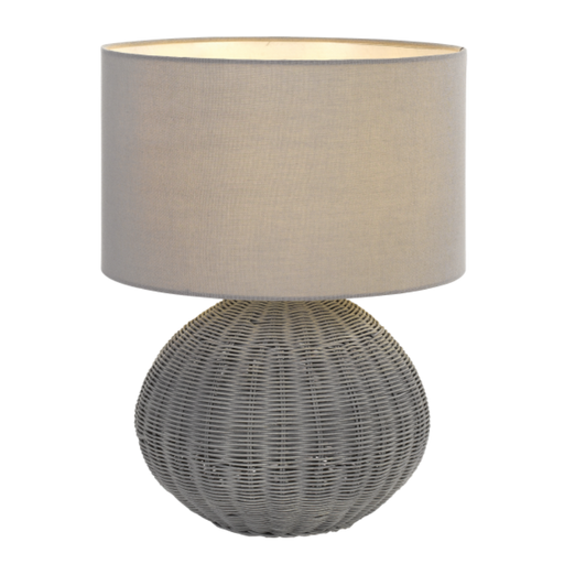 Buy Table Lamps Australia Mohan 1 Light Table Lamp Grey - MOHAN TL38-GY