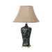 Buy Table Lamps Australia Nashi 1 Light Table Lamp 400mm Blue & Taupe - NASHI TL40-BL