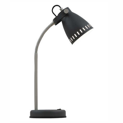 Buy Table Lamps Australia Nova 1 Light Table Lamp Black, Nickel - NOVA TL-DGY