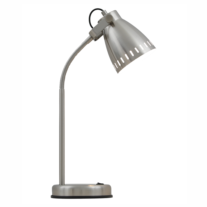 Buy Table Lamps Australia Nova 1 Light Table Lamp Nickel - NOVA TL-NK