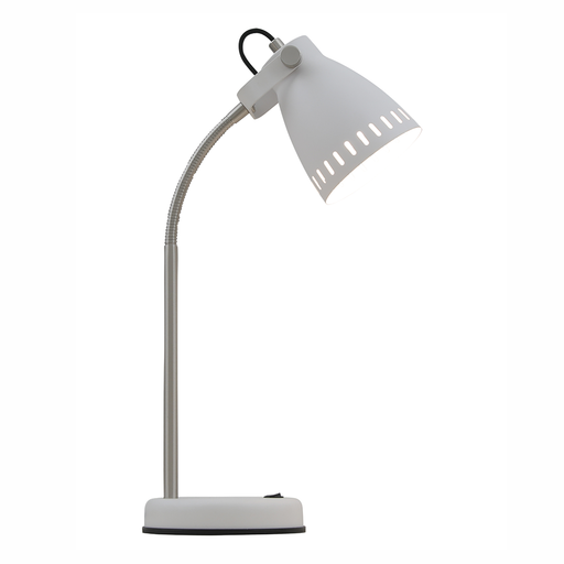 Buy Table Lamps Australia Nova 1 Light Table Lamp White, Nickel - NOVA TL-WH