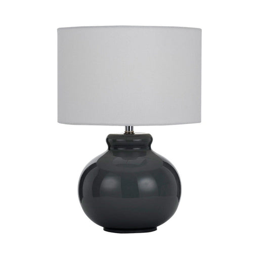 Buy Table Lamps Australia Olga 1 Light Table Lamp Grey & White - OLGA TL-GY+WH