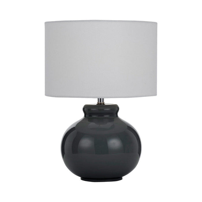Buy Table Lamps Australia Olga 1 Light Table Lamp Grey & White - OLGA TL-GY+WH
