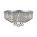 Buy Flush Mount Lights Australia Pintor 9 Light Ceiling 530mm Chrome & Clear Crystal Beads - PINTOR CTC9-CH
