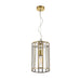 Buy Pendant Lights Australia Pratt 1 Light Pendant 200mm Antique Brass & Clear - PRATT PE20-AB