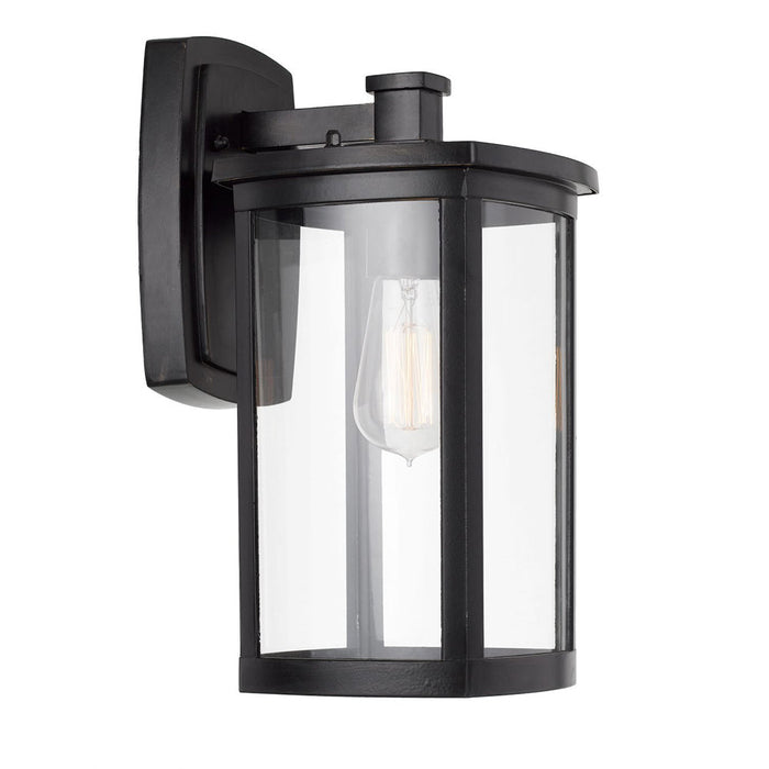 Buy Exterior Wall Lights Australia Reese 1 Light Wall Light 135mm IP44 Black - REESE EX135-BK