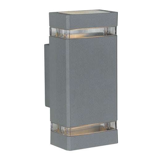 Buy Up / Down Wall Lights Australia Roland Up-Down Wall Light IP44 Silver - ROLAND EX2-SL