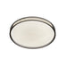 Buy LED Oyster Lights Australia Rosario LED Oyster Light 18W 300mm Tri-Colour Smoke & White - ROSARIO OY30-SM