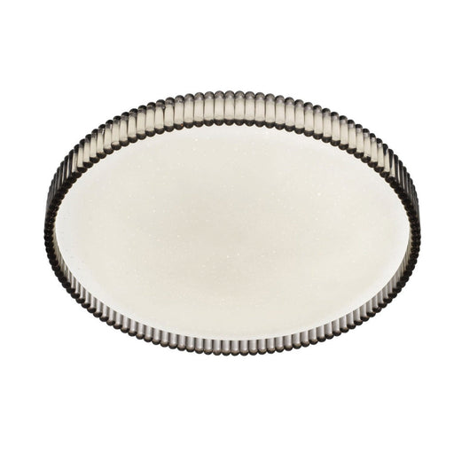 Buy LED Oyster Lights Australia Rosario LED Oyster Light 30W 400mm Dimmable Tri-Colour Smoke & White - ROSARIO OY40-SM