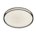 Buy LED Oyster Lights Australia Rosario LED Oyster Light 30W 400mm Dimmable Tri-Colour Smoke & White - ROSARIO OY40-SM