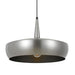 Buy Pendant Lights Australia Sabra 1 Light Pendant 450mm Nickel, Silver - SABRA PE45-NKSL