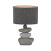 Buy Table Lamps Australia Sandy 1 Light Table Lamp Stone & Grey - SANDY TL-ST+GR