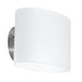 Buy Wall Sconce Australia Sibel 1 Light Wall Light Nickel & Opal Matt - SIBEL WB-OM