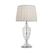 Buy Table Lamps Australia Sigrid 1 Light Table Lamp Chrome, Clear & White - SIGRID TL-CHWH