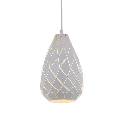Buy Pendant Lights Australia Simon 1 Light Pendant 150mm White - SIMON PE15-WH