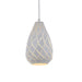 Buy Pendant Lights Australia Simon 1 Light Pendant 150mm White - SIMON PE15-WH