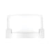 Buy Wall Sconce Australia Solita LED Wall Lamp 12W Dimmable 350mm Tri-Colour White, Frost - SOLITA WB35-WH