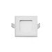 Buy Recessed Downlights Australia Stow Square LED Downlight 3W 85mm 5000K White - STOW SQ-WH.850