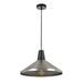 Buy Pendant Lights Australia Temo 1 Light Pendant 400mm Nickel, Black - TEMO PE40-NK+BK