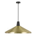 Buy Pendant Lights Australia Temo 1 Light Pendant 600mm Brass, Black - TEMO PE60-BRS+BK