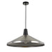 Buy Pendant Lights Australia Temo 1 Light Pendant 600mm Nickel, Black - TEMO PE60-NK+BK