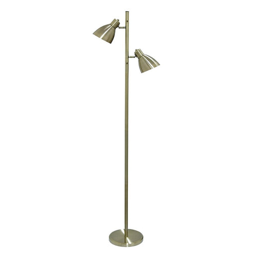 Buy Floor Lamps Australia Torres 2 Light Floor Lamp Antique Brass - TORRES FL2-AB