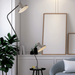 Buy Floor Lamps Australia Trevi 1 Light Floor Lamp Black, Nickel - TREVI FL-BK+NK