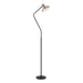 Buy Floor Lamps Australia Trevi 1 Light Floor Lamp Black, Nickel - TREVI FL-BK+NK