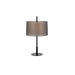 Buy Table Lamps Australia Vale 1 Light Table Lamp Black & Black, White - VALE TL-BK