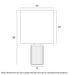 Buy Table Lamps Australia INWOOD Table Lamp Pine - INWOOD TL-PN
